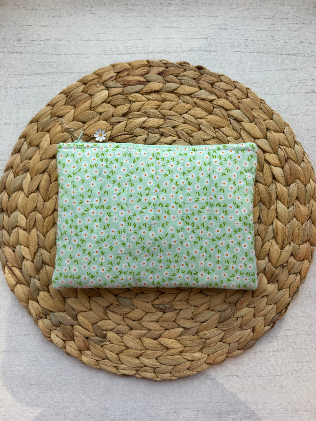 Mint Meadow Everyday Zipper Pouch