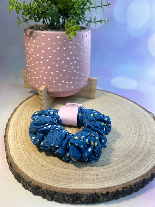 Blue Butterfly Scrunchie