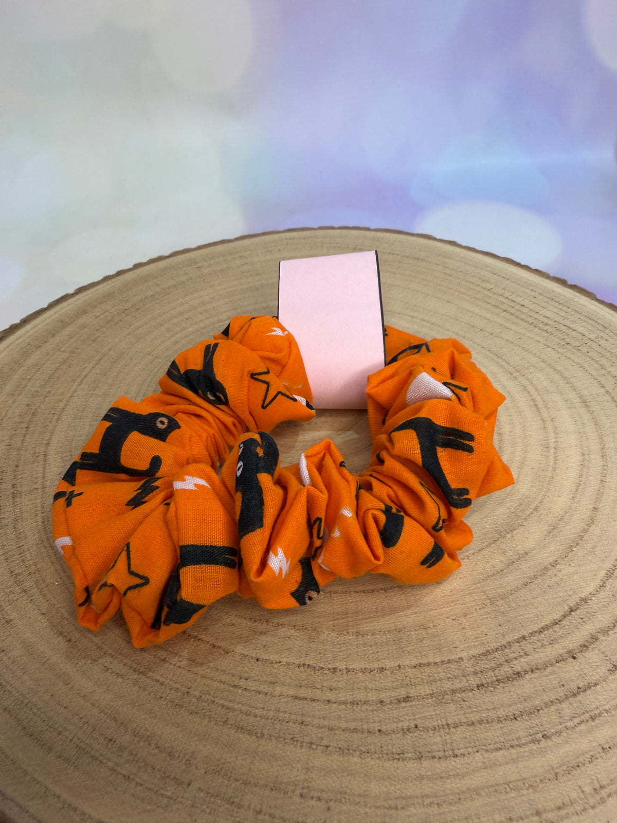 Orange Cats Halloween Scrunchie