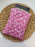 Pink Petals Book/E-Reader Sleeve