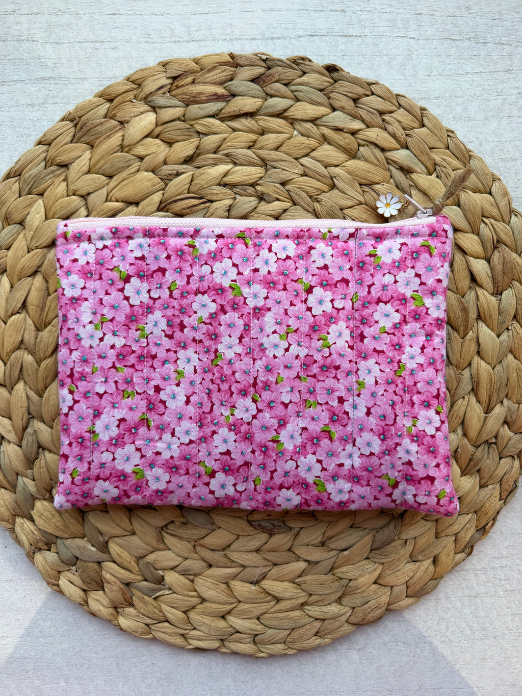 Pink Petals Everyday Zipper Pouch