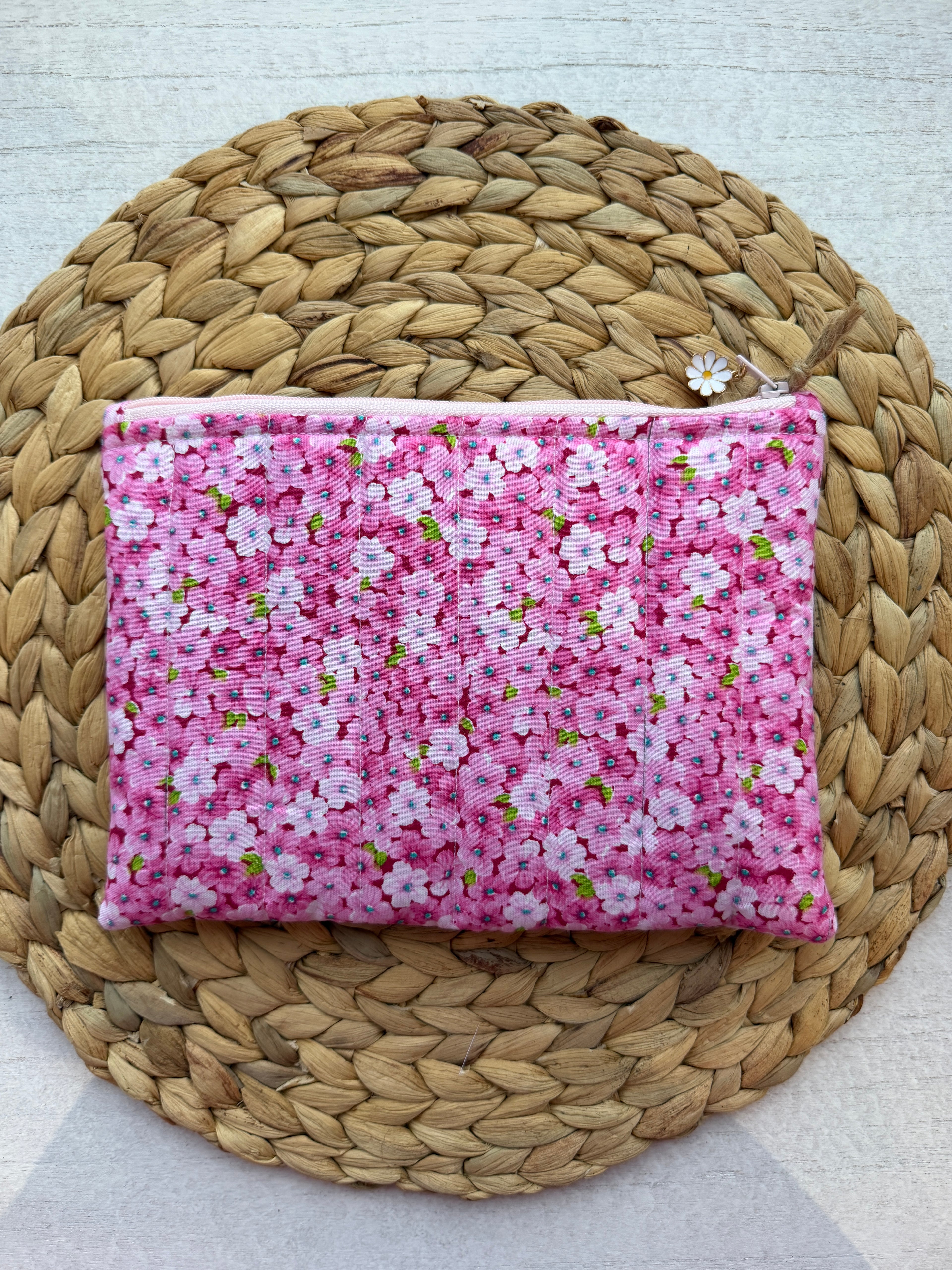 Pink Petals Everyday Zipper Pouch