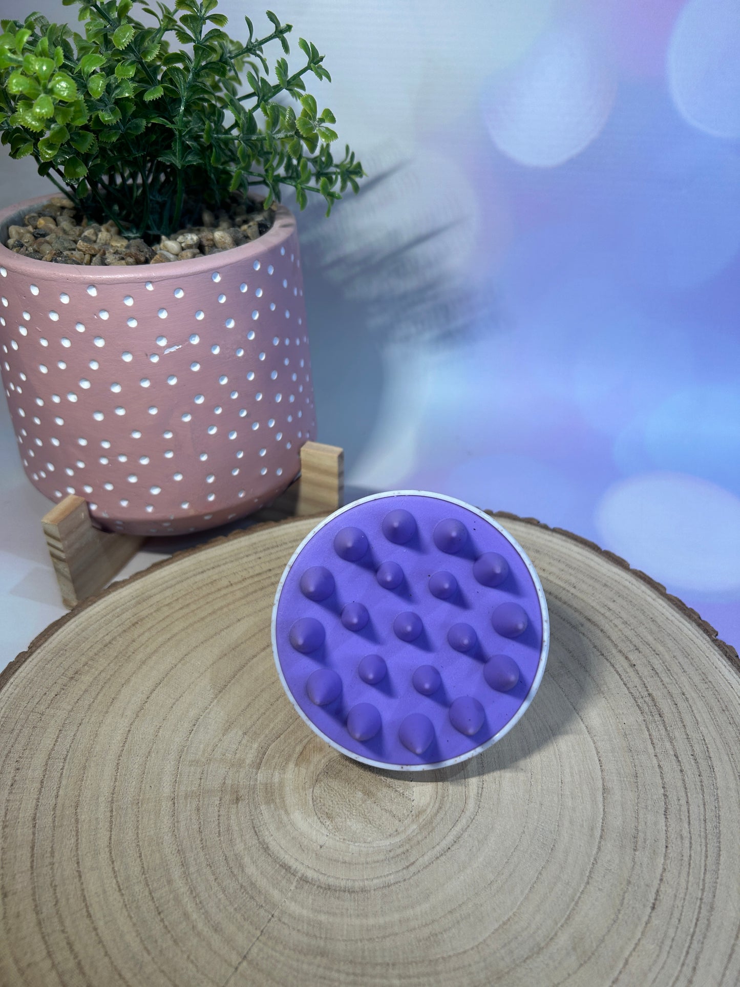 Purple Scalp Massager