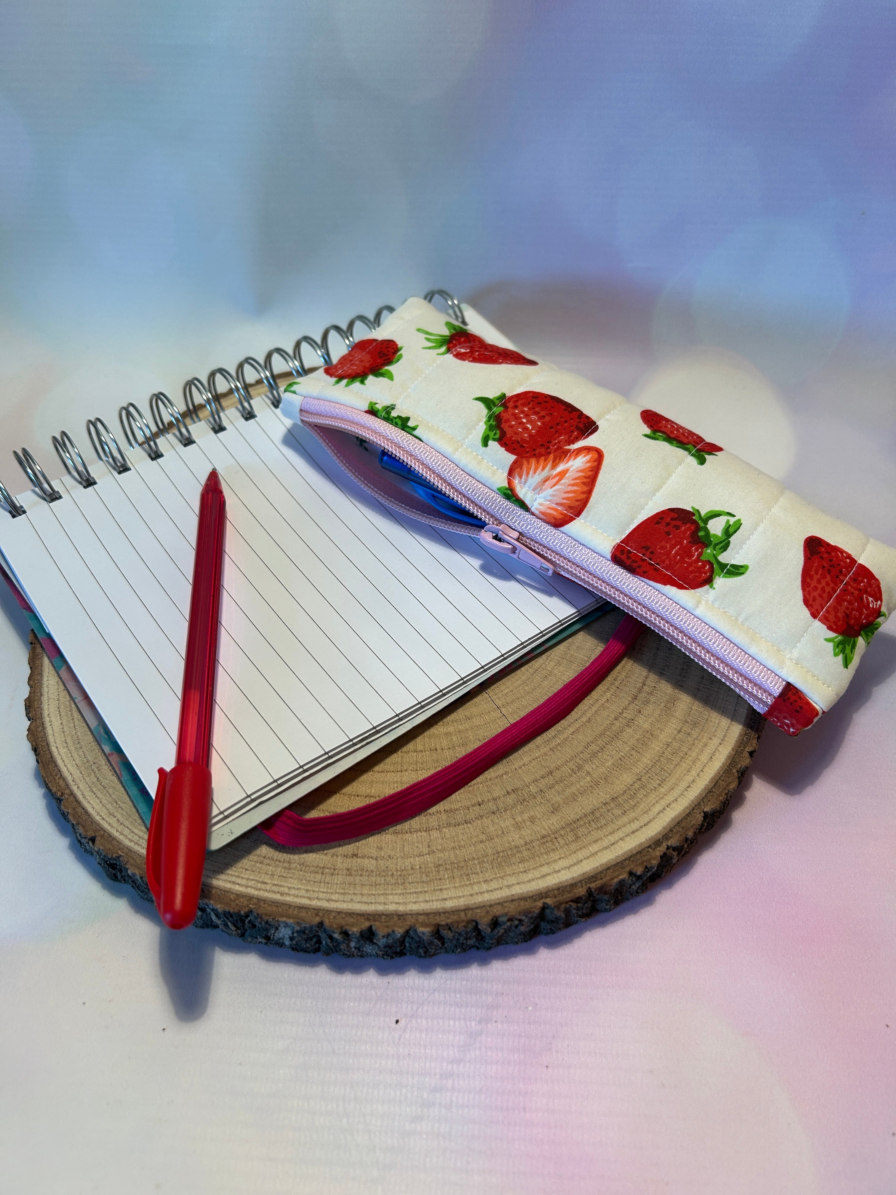 Strawberry Slimline Pencil Case