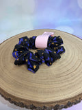 Black Witches Hat Halloween Scrunchie
