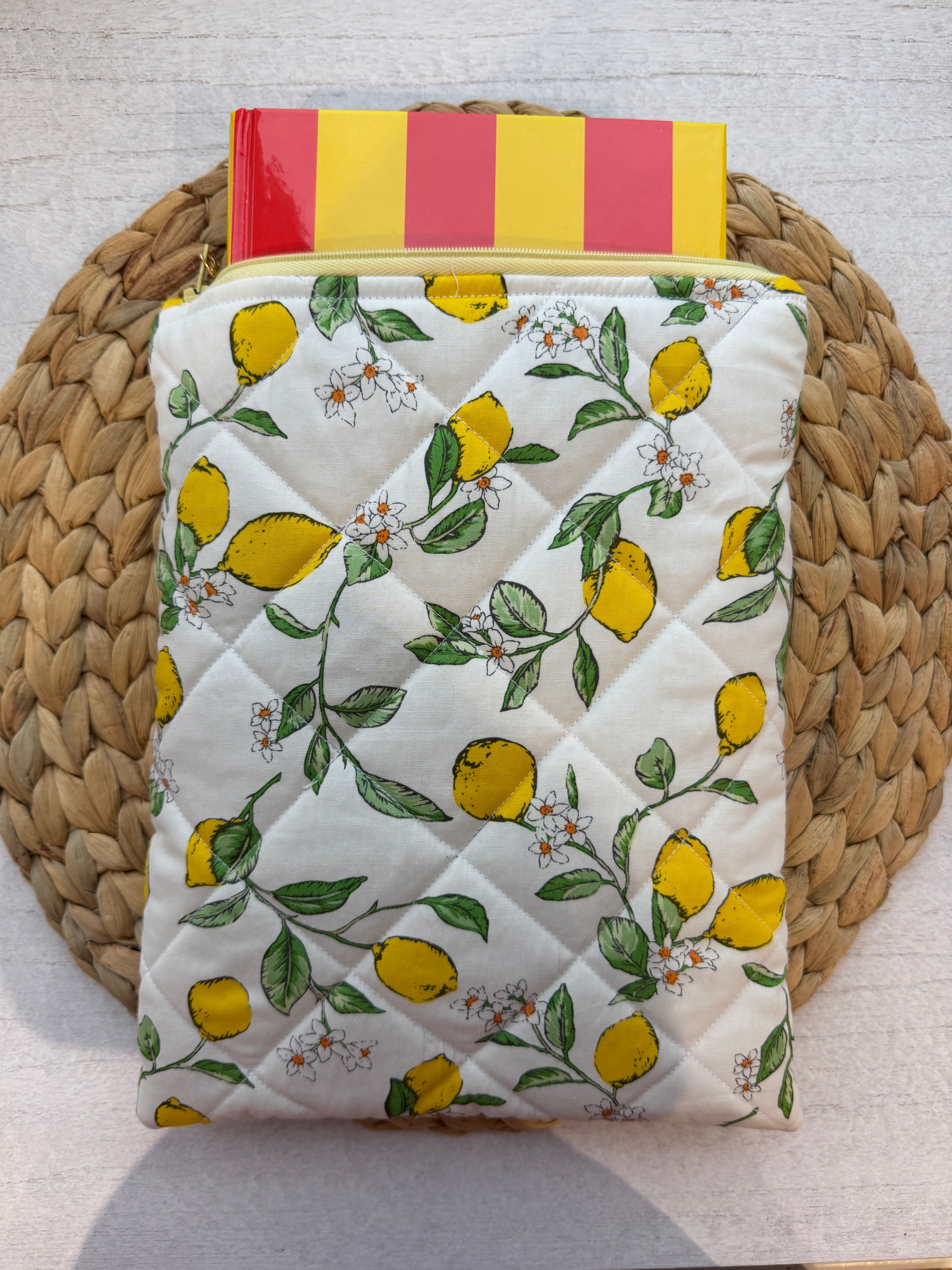 Lemon Grove Large Book Sleeve