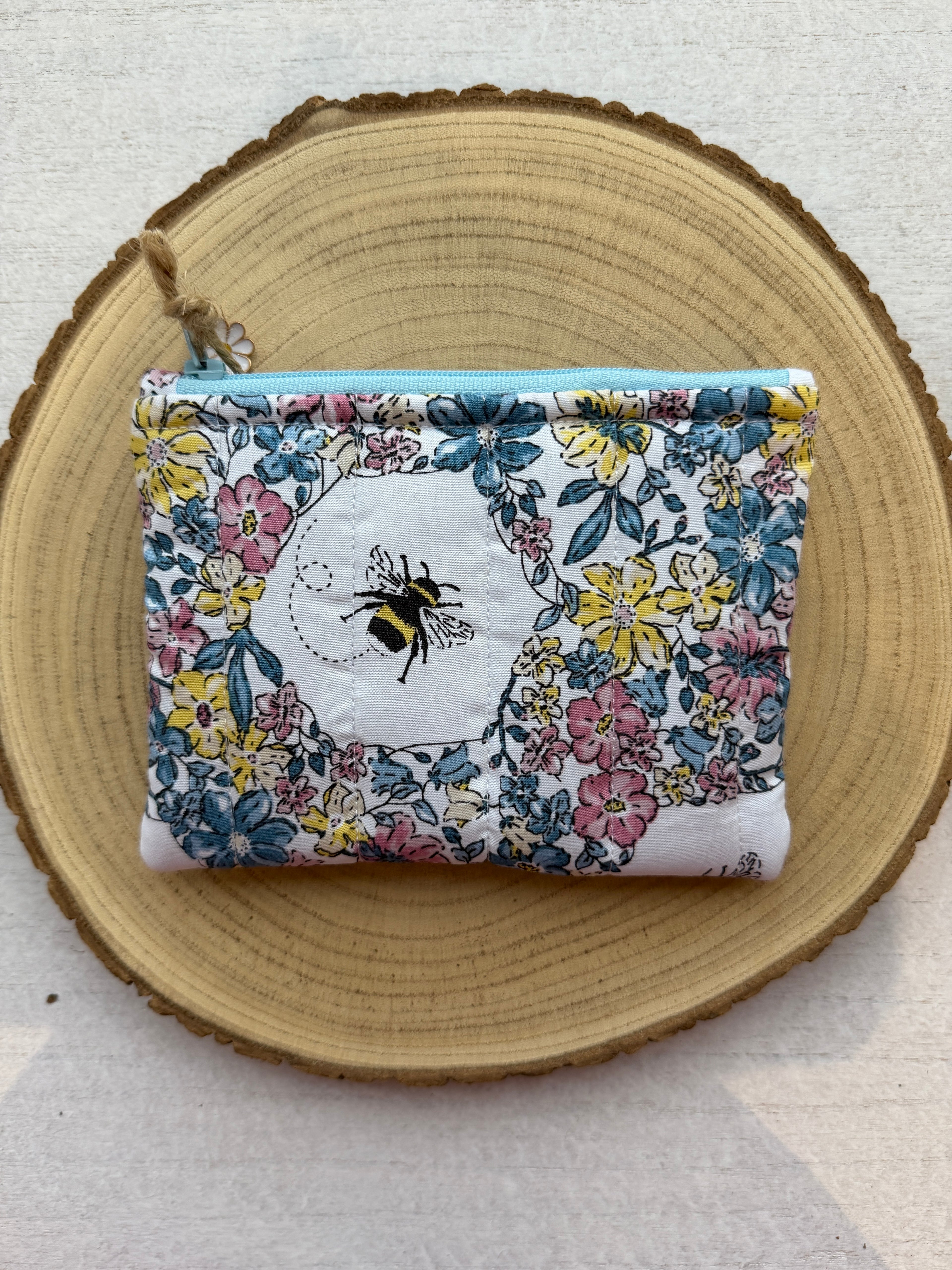 Bumble Bee Garden Coin Purse