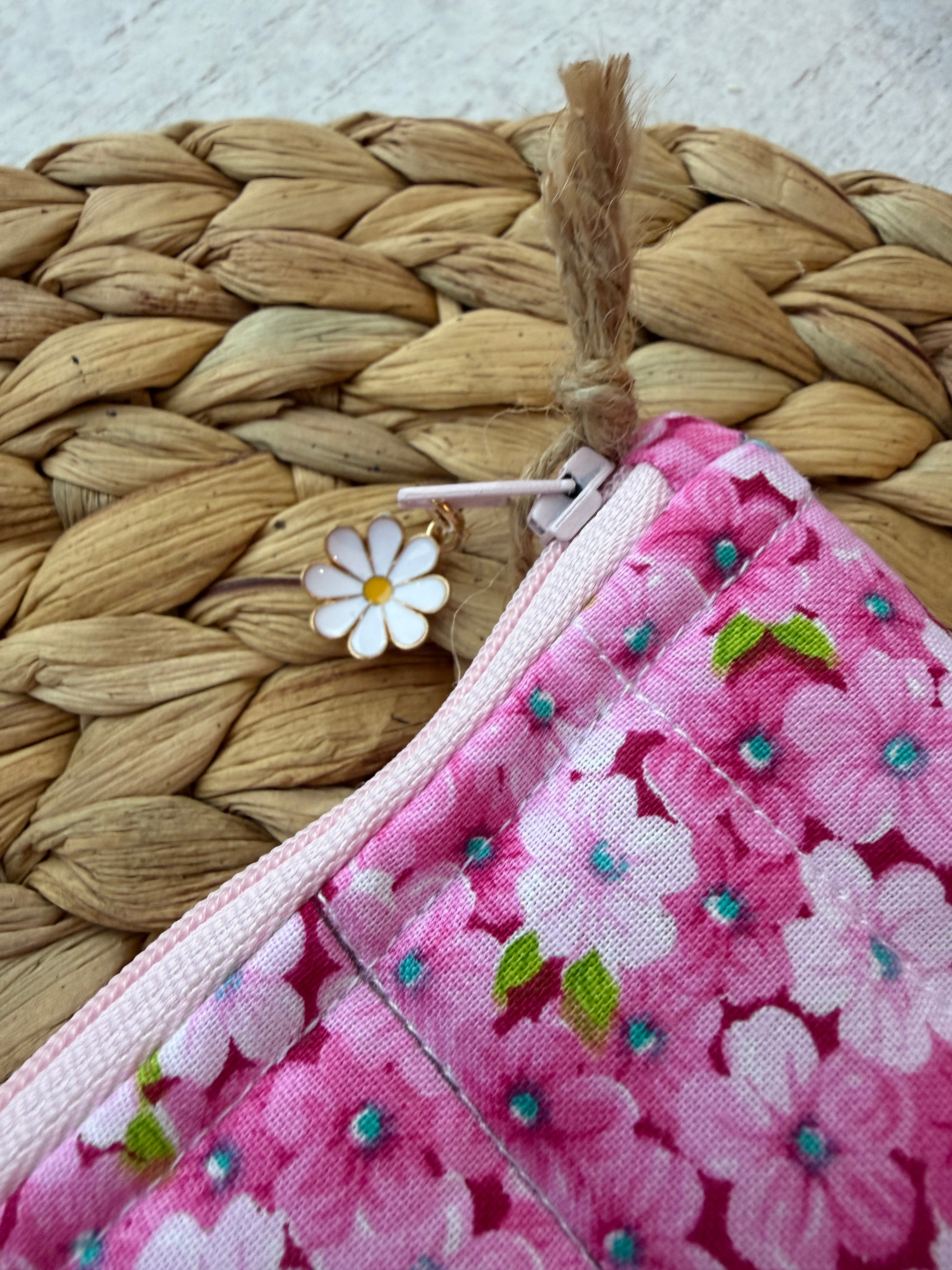 Pink Petals Everyday Zipper Pouch