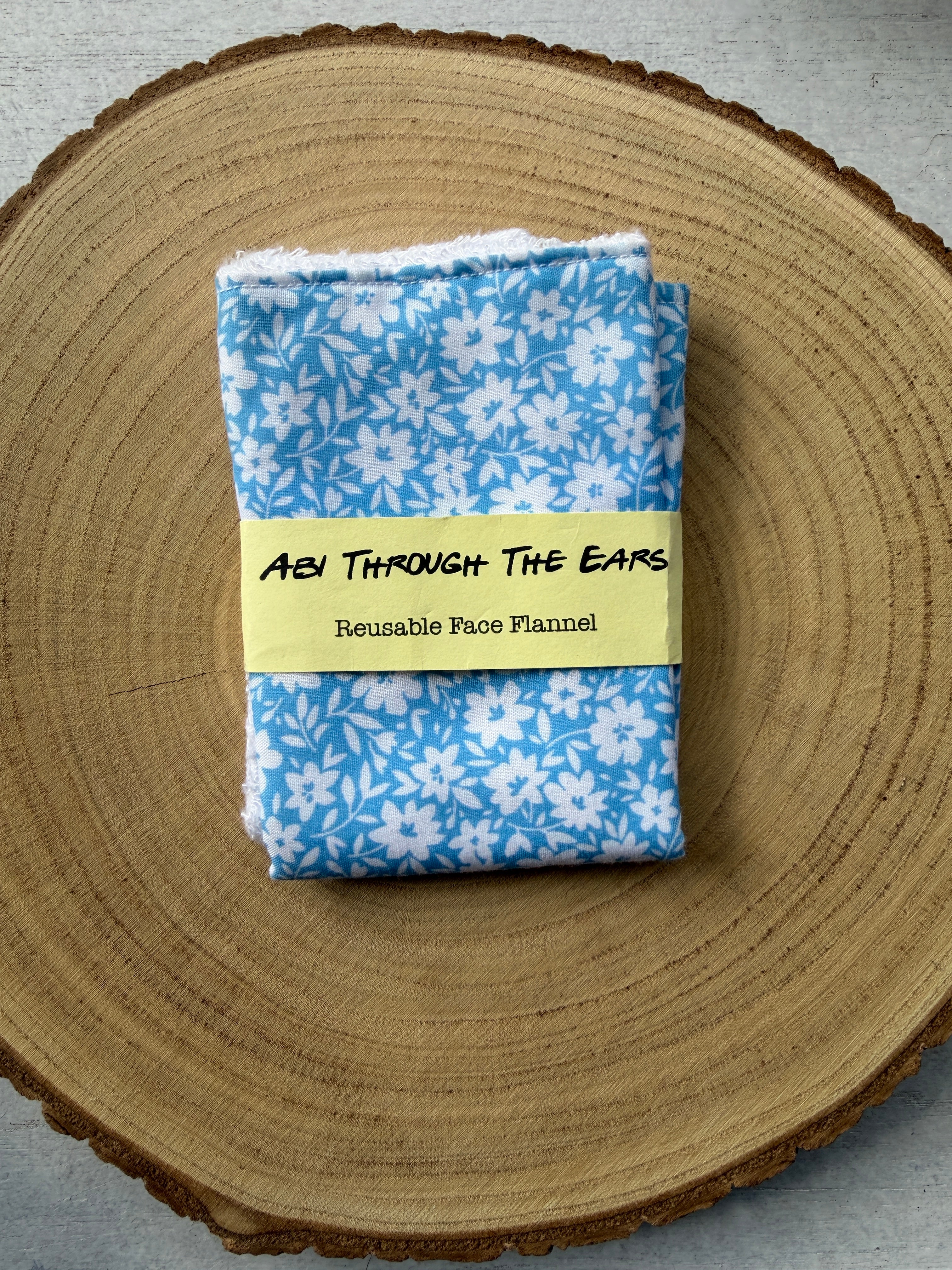Cornflower Blue Reusable Face Cloth