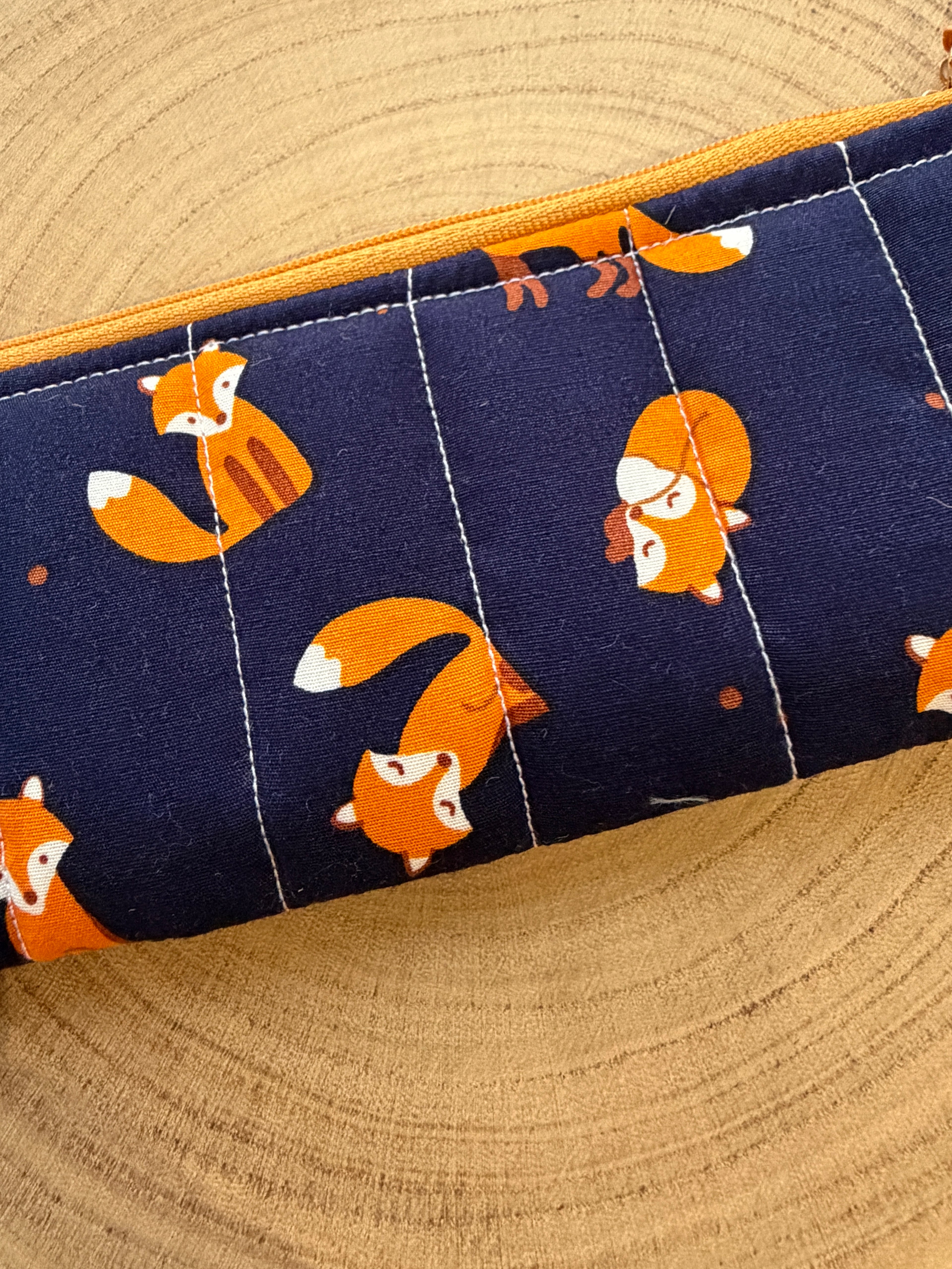 Foxy Slimline Pencil Case