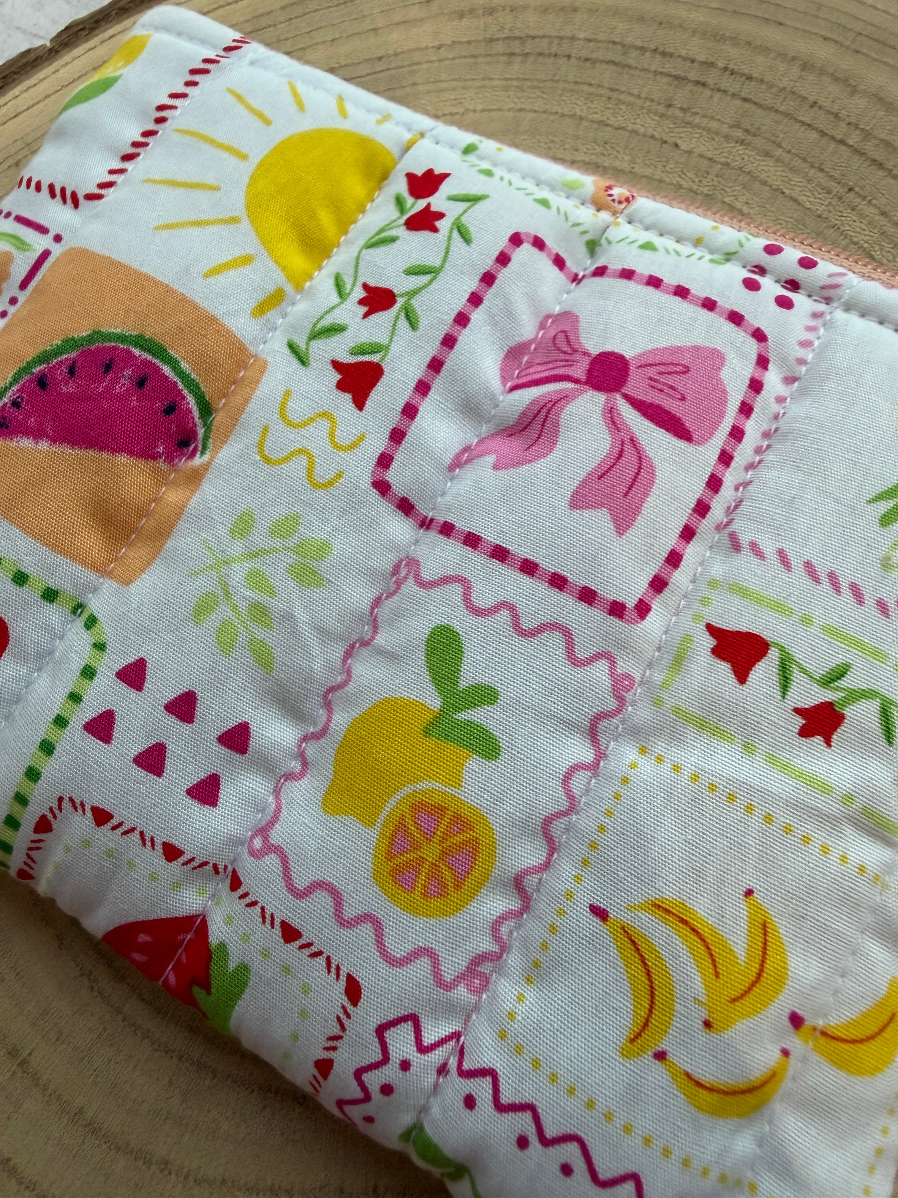 Tutti Frutti Peach Coin Purse