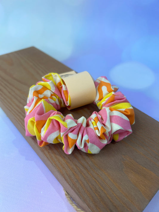 Retro Swirls Hair Scrunchie - Limited Edition