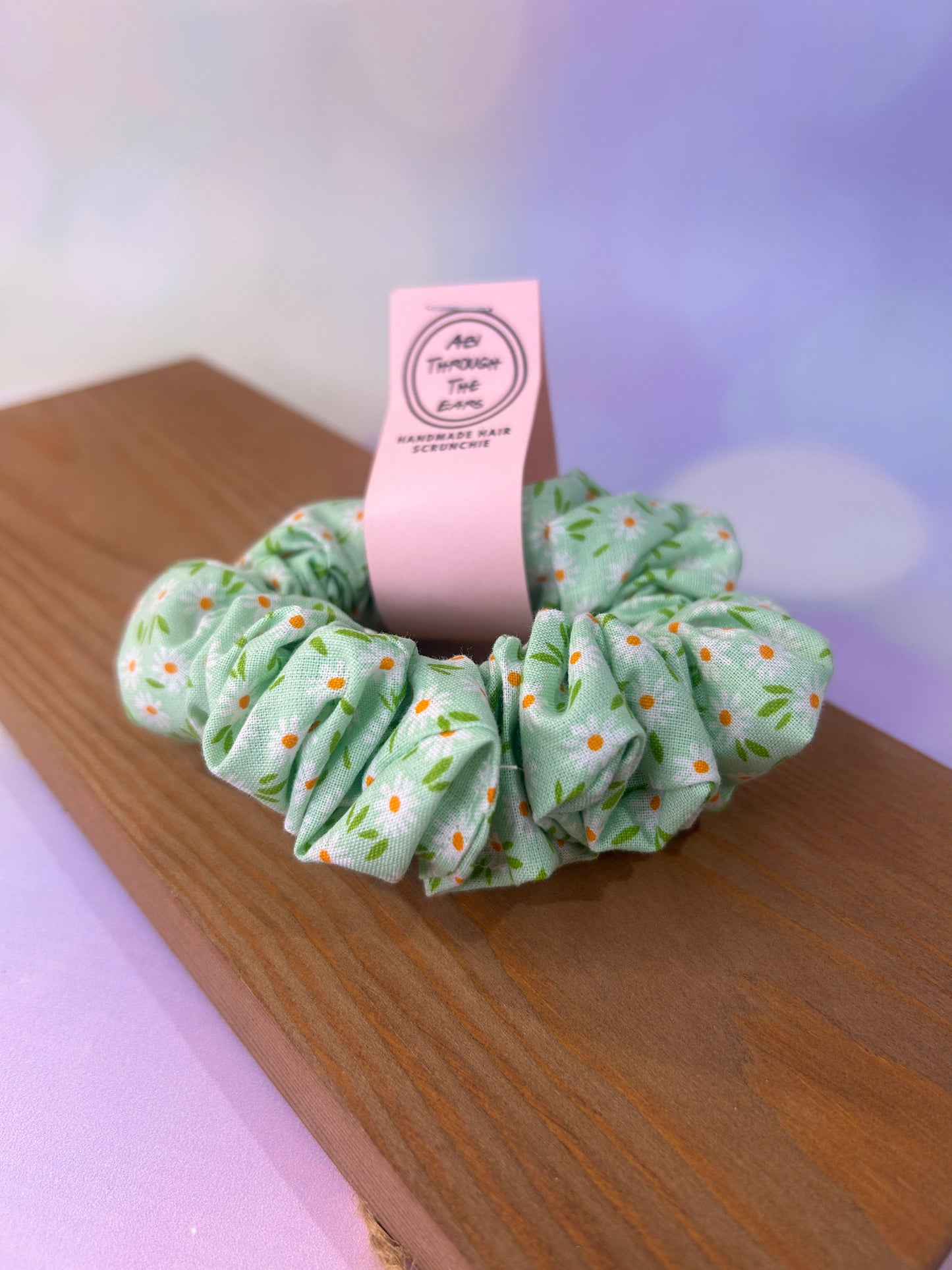 Spring Greens Hair Scrunchie - Limited Edition