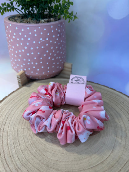 Pink Bow Swim Scrunchie