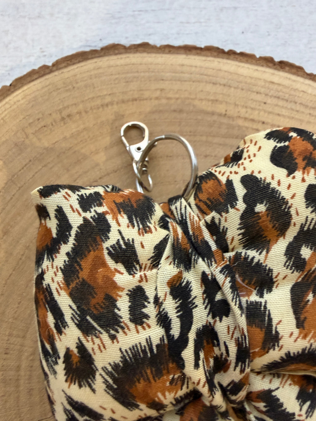 Wild Side Puffy Bow Keychain