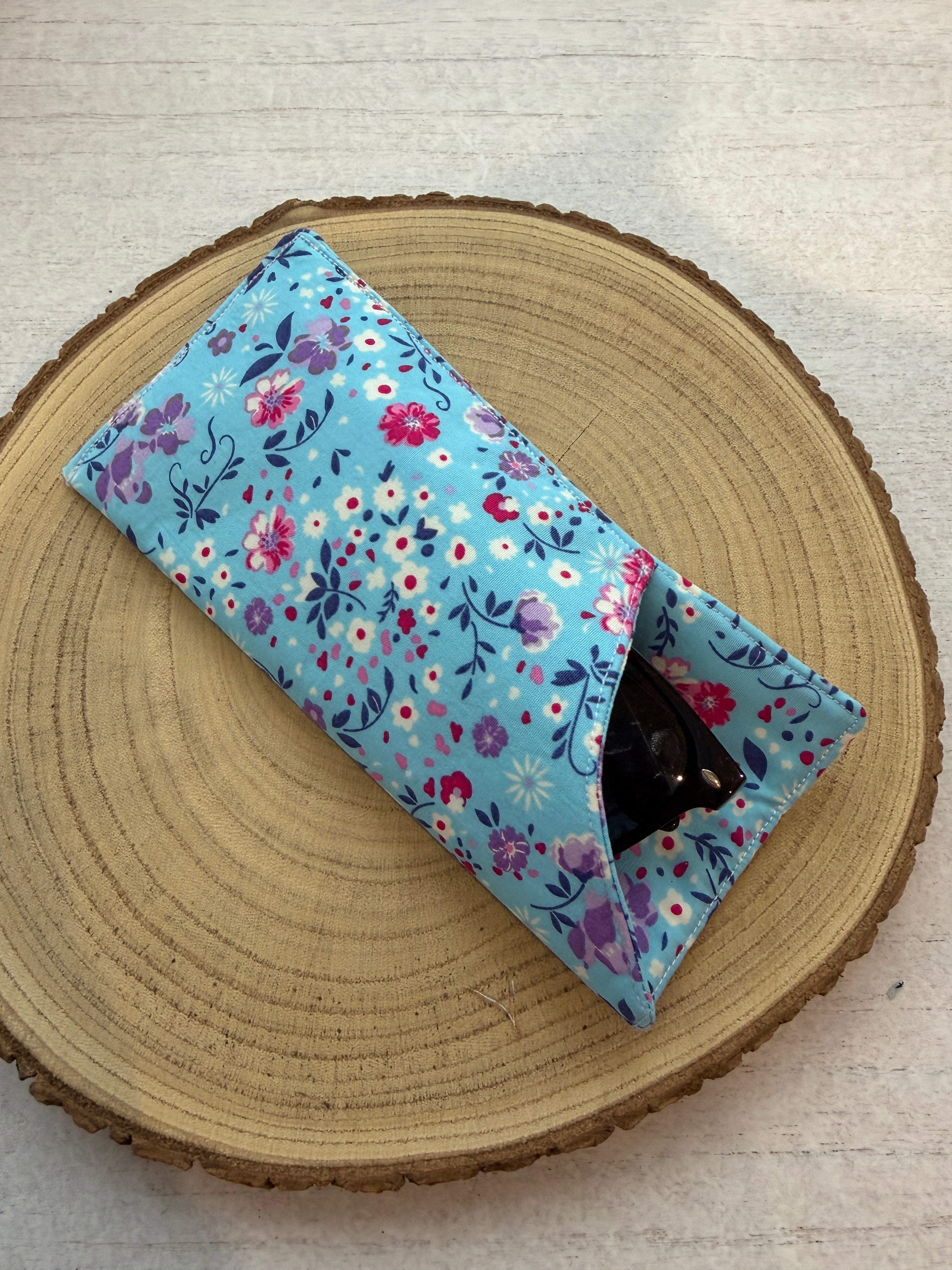 Blueberry Blossom Glasses Case
