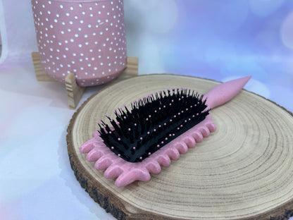 Curly Hair Hair Brush - Pink