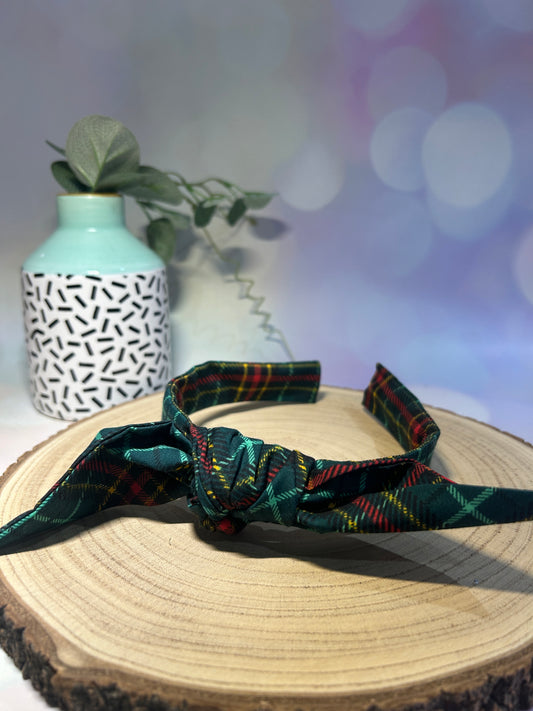Green Tartan Knotband