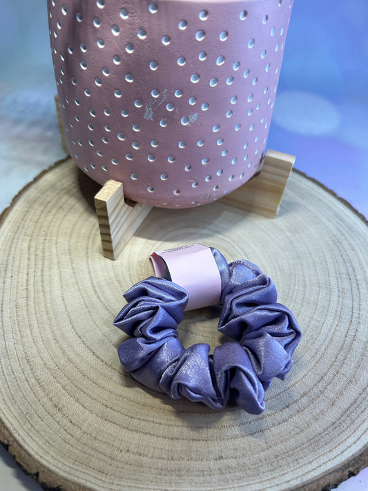 Lilac Satin MINI Scrunchie