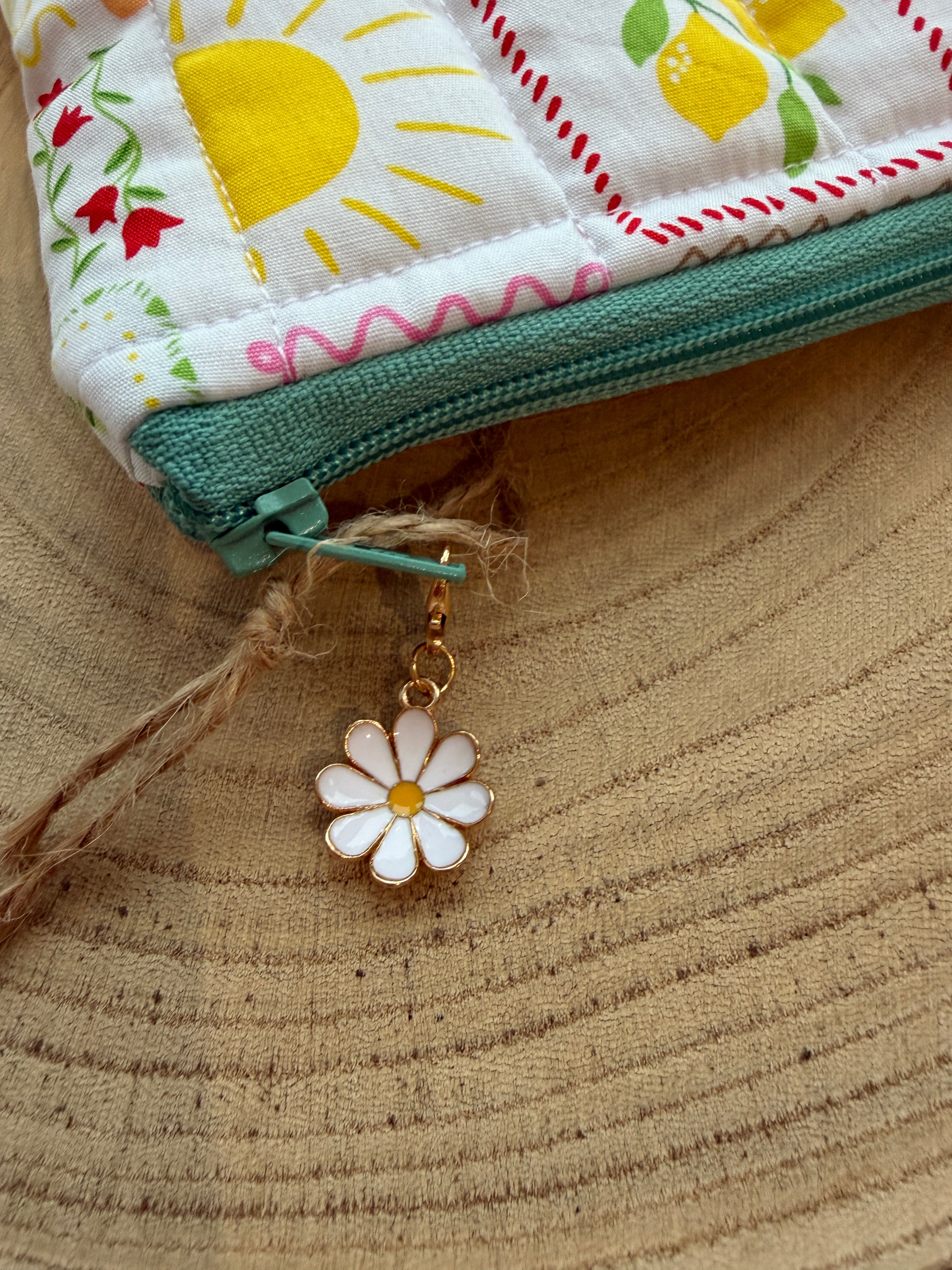 Tutti Frutti Teal Coin Purse