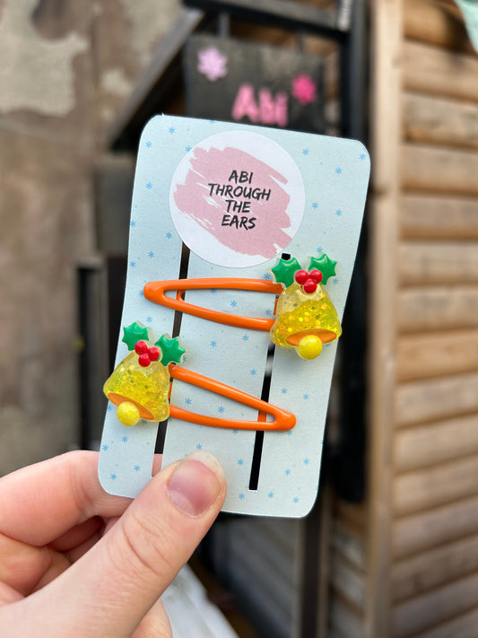 Cute Bells Hair Slides