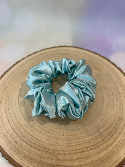 Luxury Spearmint Satin Scrunchie