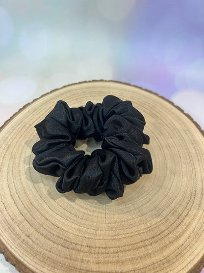 Luxury Black Satin Scrunchie