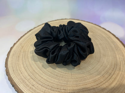 Luxury Black Satin Scrunchie