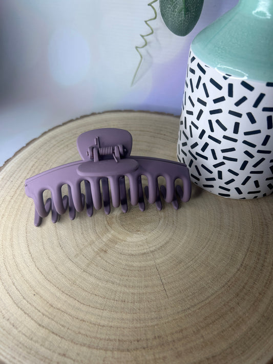 Purple XL Hair Claw Clip