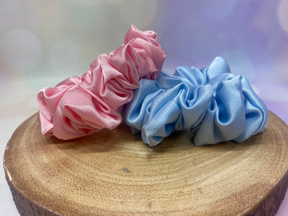 Luxury Pink Satin Scrunchie