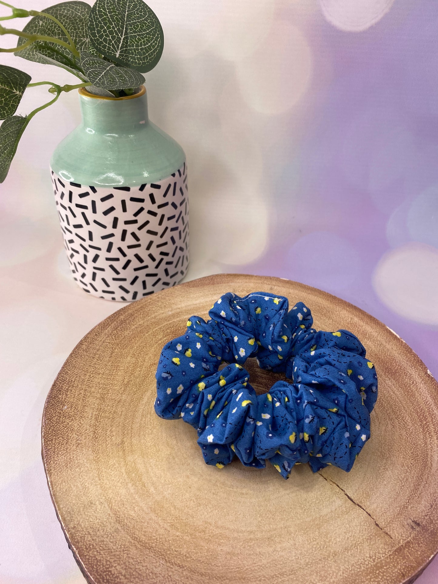 Mini Blue Butterfly Scrunchie