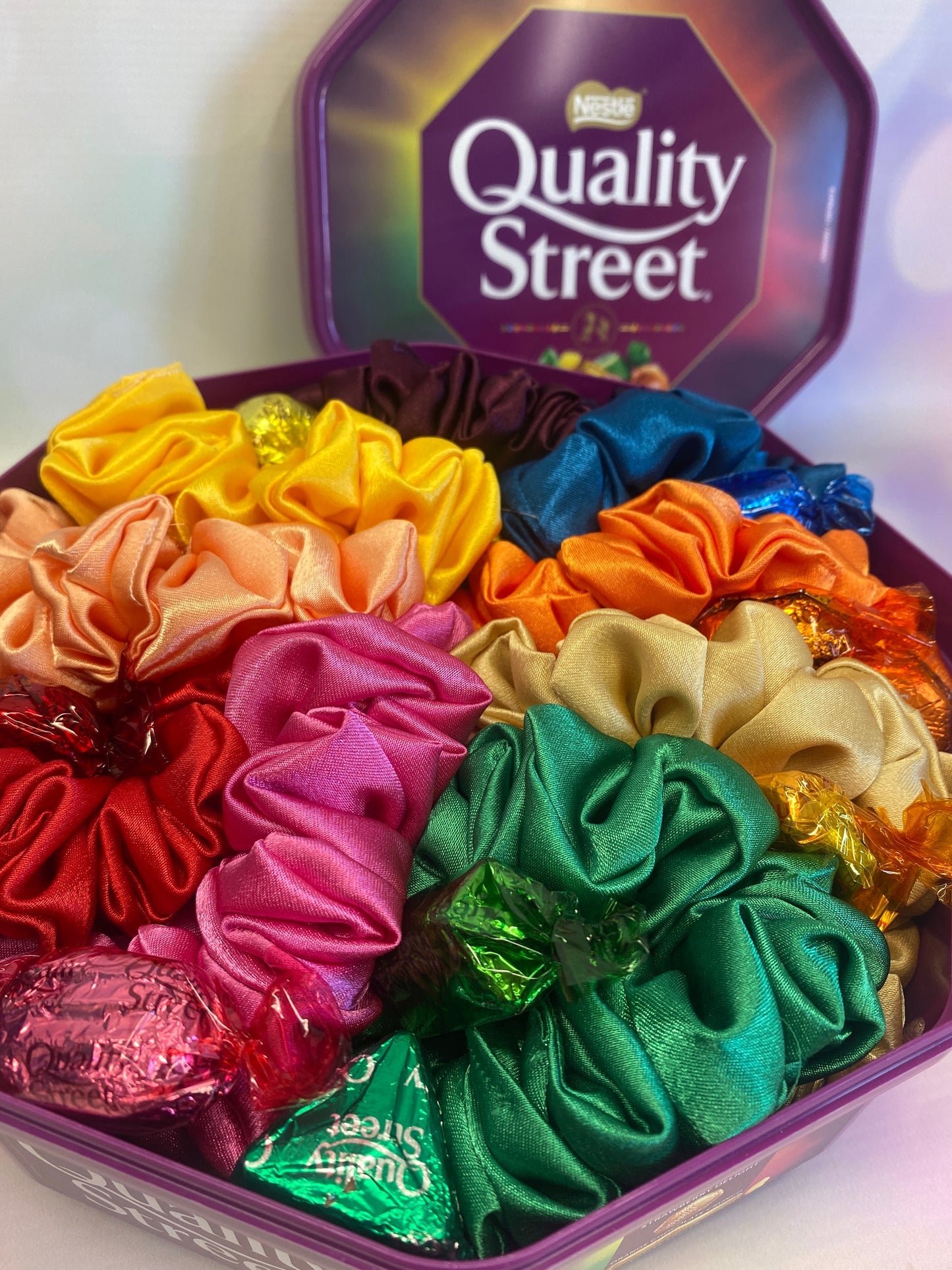 Quality Street Satin Scrunchie Collection